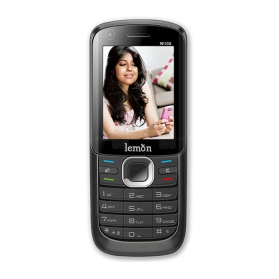 Lemon W100 User Manual