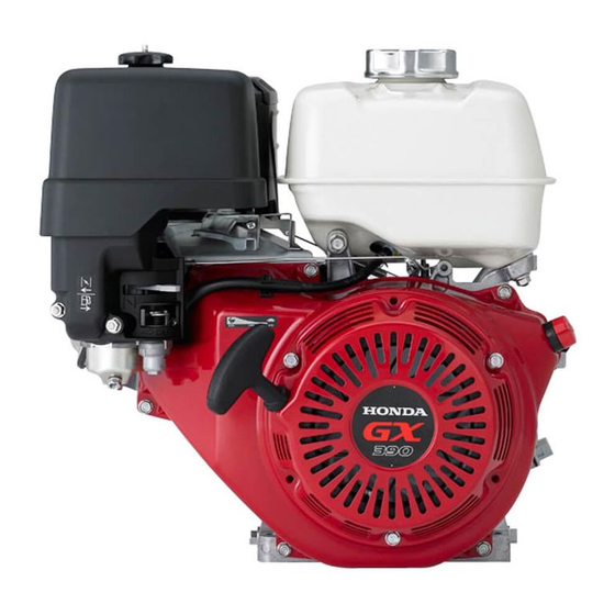 Honda GX390RT2 Horizontal OHV Engine Manuals