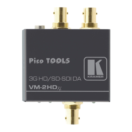 Kramer VM-2HDxl User Manual