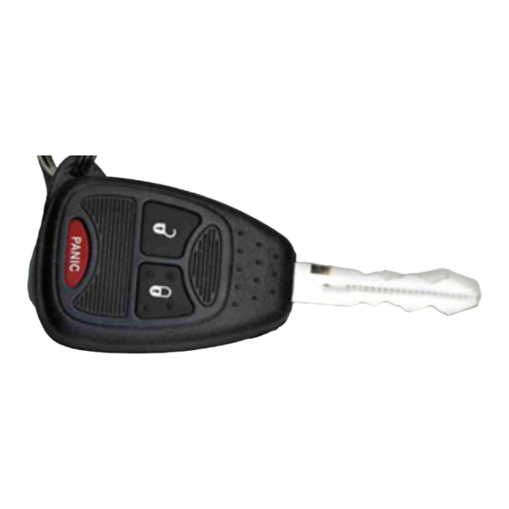 Solectron Invotronics DCX KeyFob Operation Manual