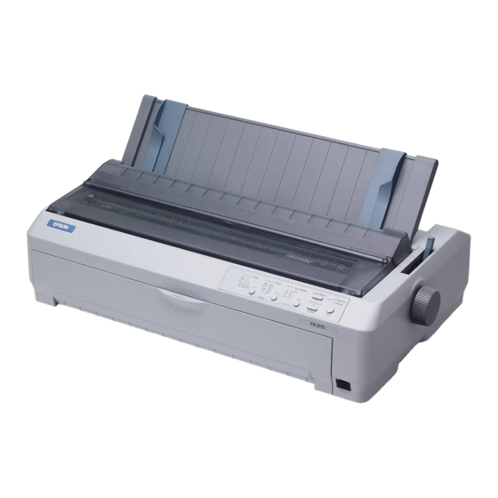 Epson FX-2175 Start Here