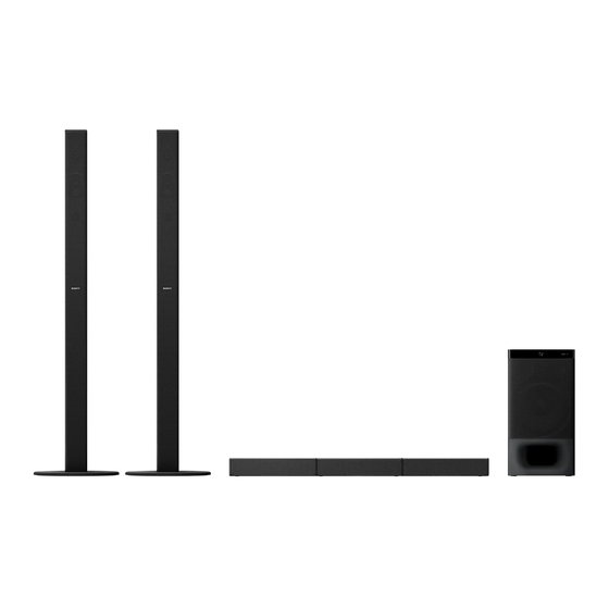Sony HT-S700RF Startup Manual