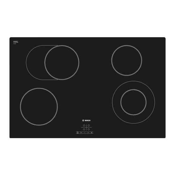 Bosch PKN811D17E Instruction Manual