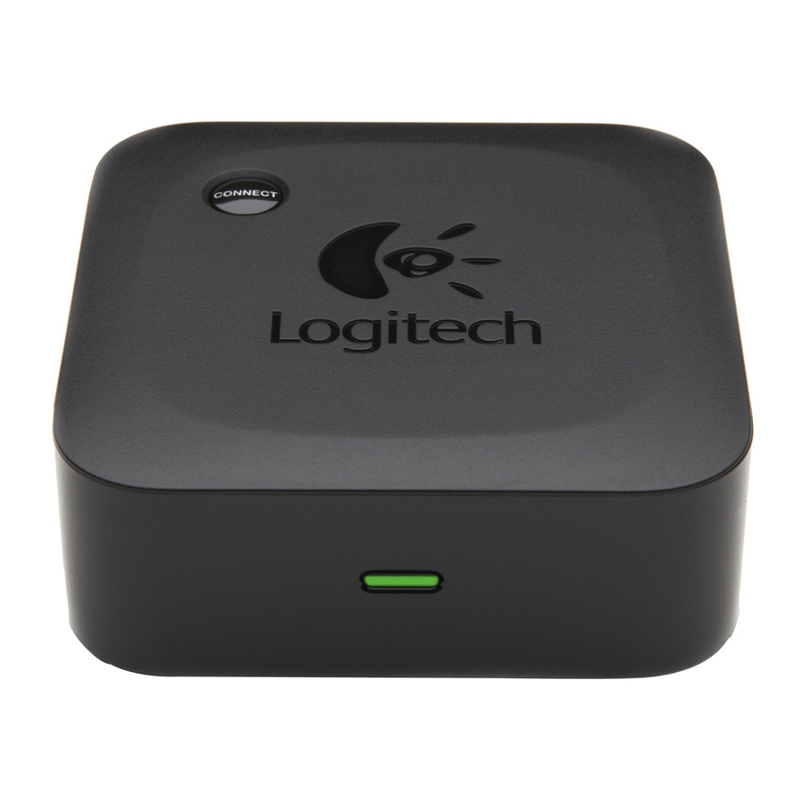 Logitech Wireless Speaker Adapter Quick Start Guide