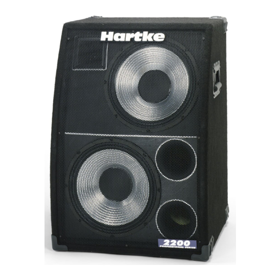 Hartke PRO 2200 User Manual