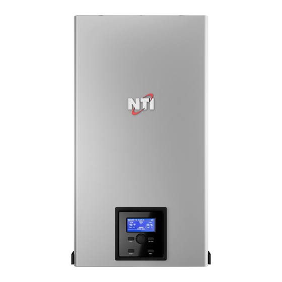 NTI TRX II Series Installation Start-Up Maintenance