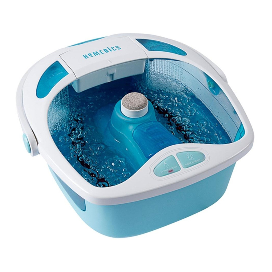 Homedics FB-625H Manual