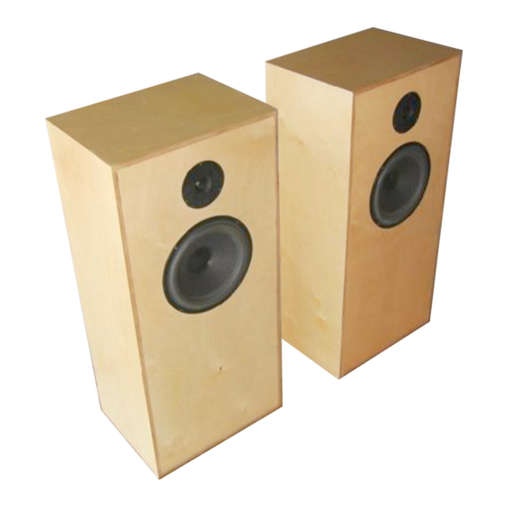 Audio Note Speaker Kit Construstion Manual