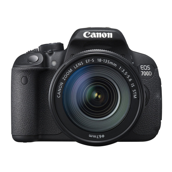 Canon EOS 700D Quick Reference Manual