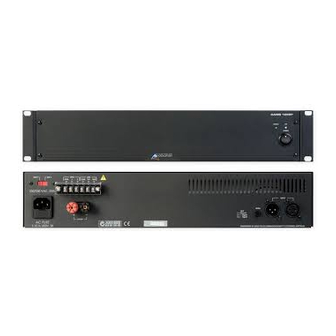 AUSTRALIAN MONITOR AMIS120P Operating Manual