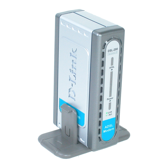 D-Link DSL-200 User Manual