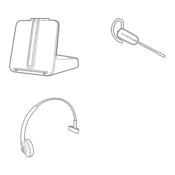 Plantronics CS545-XD User Manual