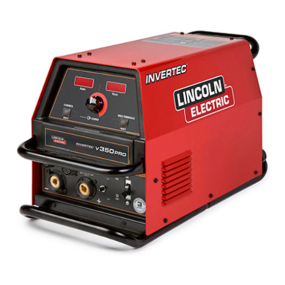 Lincoln Electric INVERTEC V350-PRO IM708 Manuals