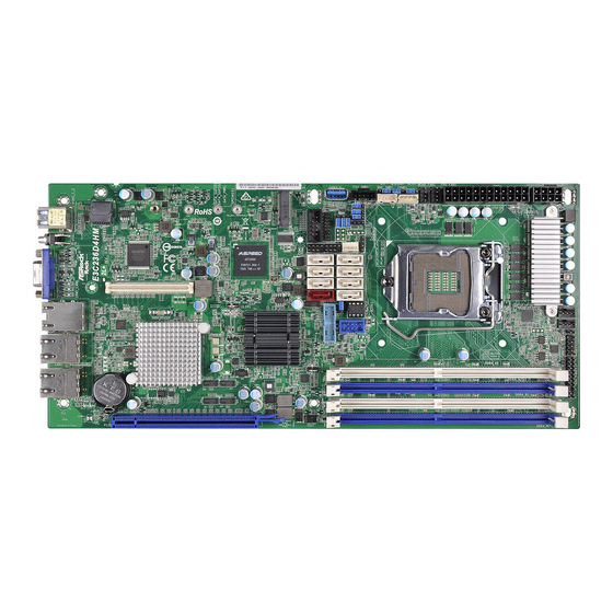 ASROCK Rack E3C236D4HM-2L+ Quick Installation Manual