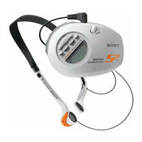 Sony SRF-M85W - S2 Sports Walkman Personal Radio Operating Instructions