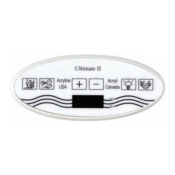 Acryline Ultimate II Manual