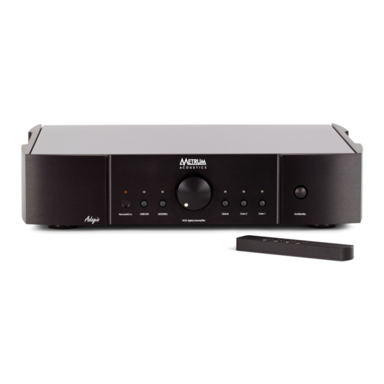 METRUM Adagio User Manual