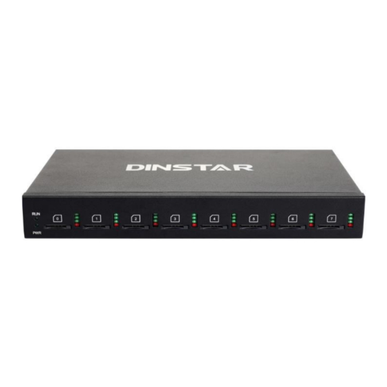 Dinstar IPG2160 GSM VoIP Gateway Manuals