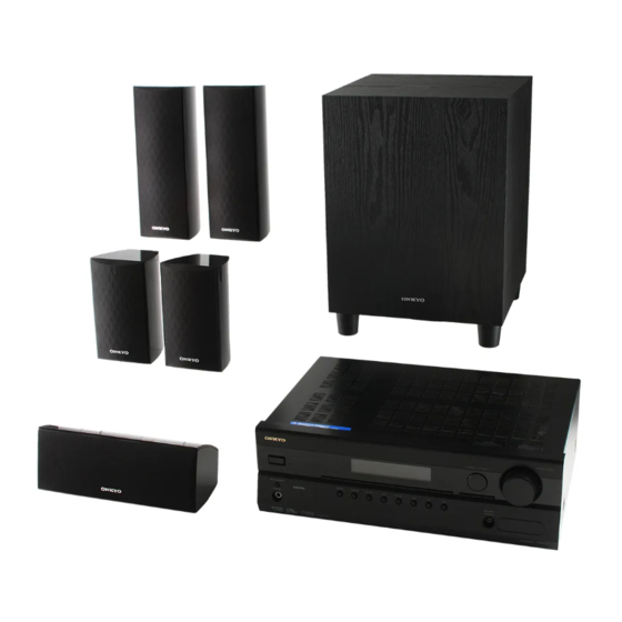 Onkyo HT-S3200 Quick Setup