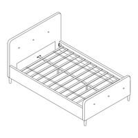 Living & Co BOSTON KING SINGLE BED FRAME Instruction Manual