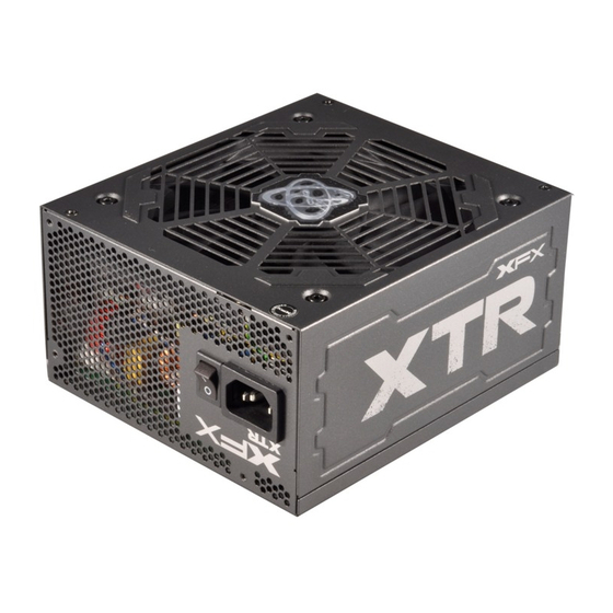 XFX XTR 550W User Manual