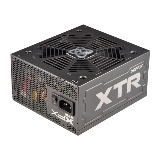 XFX XTR 550W Manuals