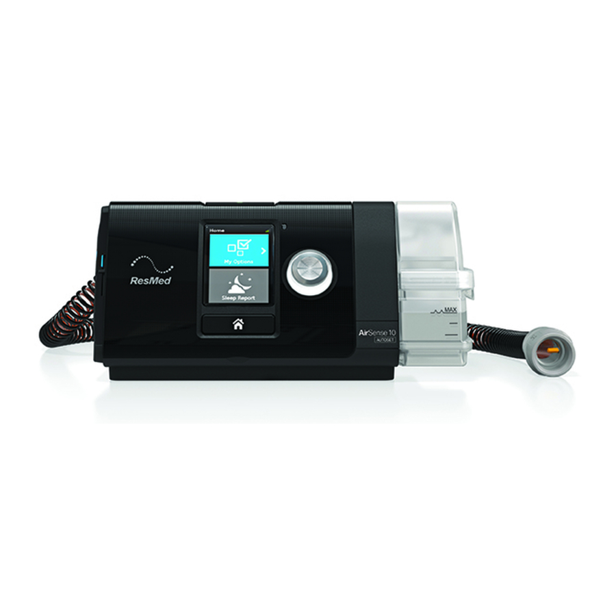 ResMed AirSense 10 Quick Start Manual