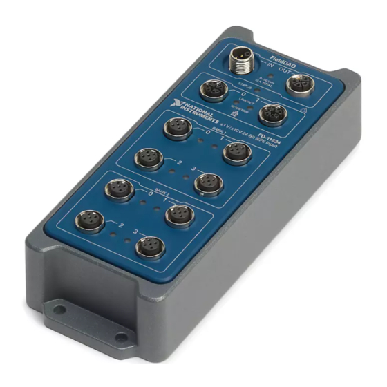National Instruments FD-11634 Quick Start Manual