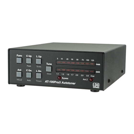 LDG AT-100ProII Operation Manual