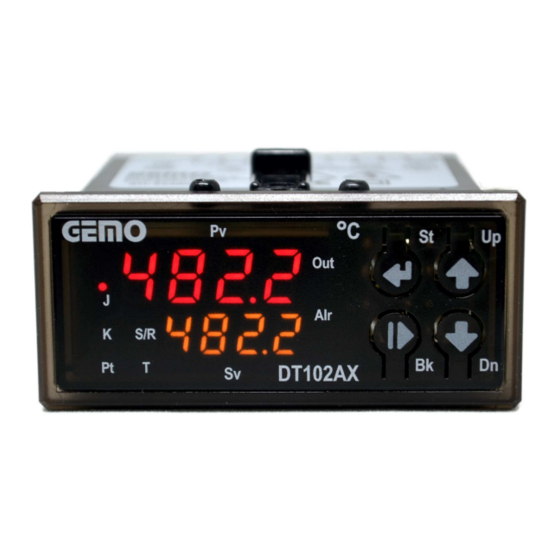 Gemo DT102AX Installation Instructions