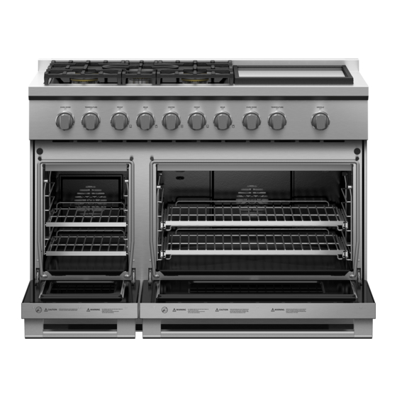 Fisher & Paykel RGV3-485GD User Manual