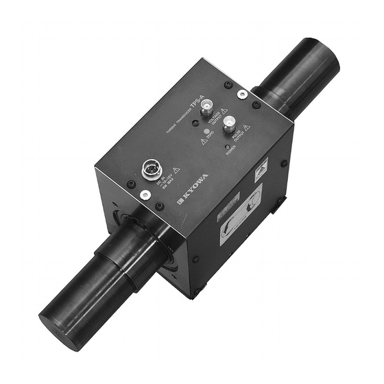 KYOWA TPS-A-5KNM Instruction Manual