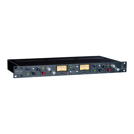 Rupert Neve Designs Shelford Operation Manual