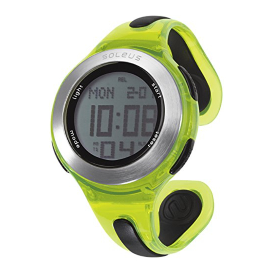 Soleus Air SR017 User Manual
