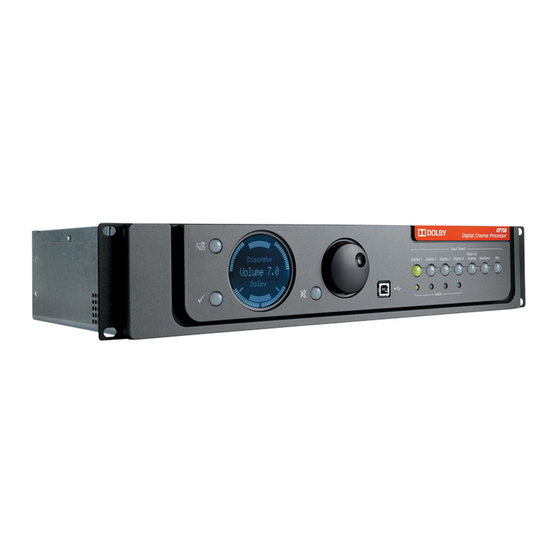 Dolby Laboratories CP750 Installation Manual