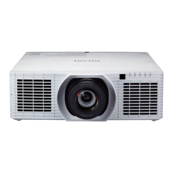 Ricoh PJ WU6590 User Manual
