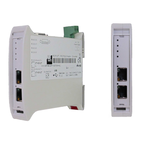 ADF Web HD67B82-A1 User Manual