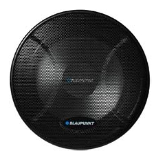 Blaupunkt GT 217X Installation Instructions