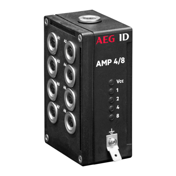 AEG AMP 4/8 Short Installation Manual