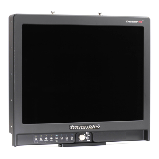 Transvideo CineMonitorHD 3DView Evolution Operator's Manual