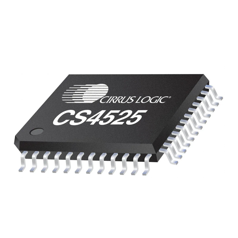 Cirrus Logic CS4525 Reference Design