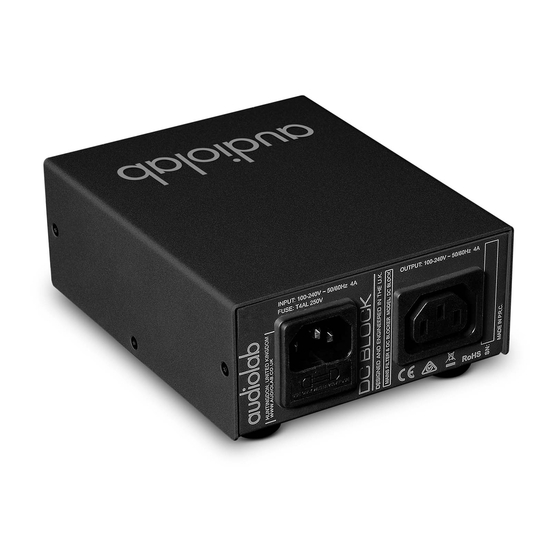Audiolab DC BLOCK User Manual