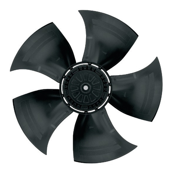 ebm-papst A8E500-AJ03-01 Axial Fan Manuals