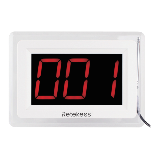 Retekess T114 Manuals