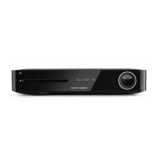 Harman BDS 580 Quick Start Manual