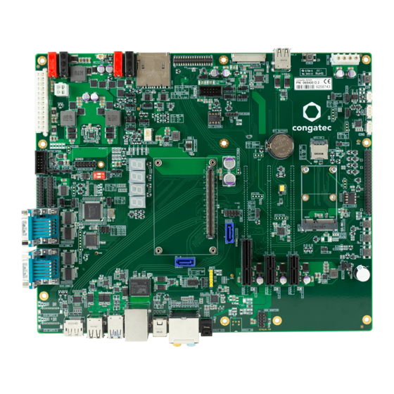 Congatec COM Express conga-MEVAL Manual