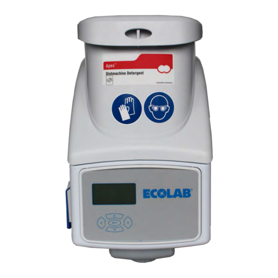 Ecolab EcoPlus PDRX Short Operating Instructions