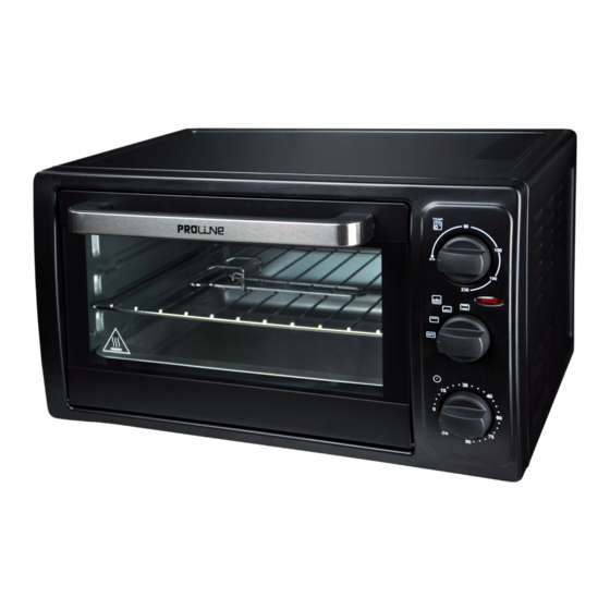 Proline OV28 Mini oven Manuals
