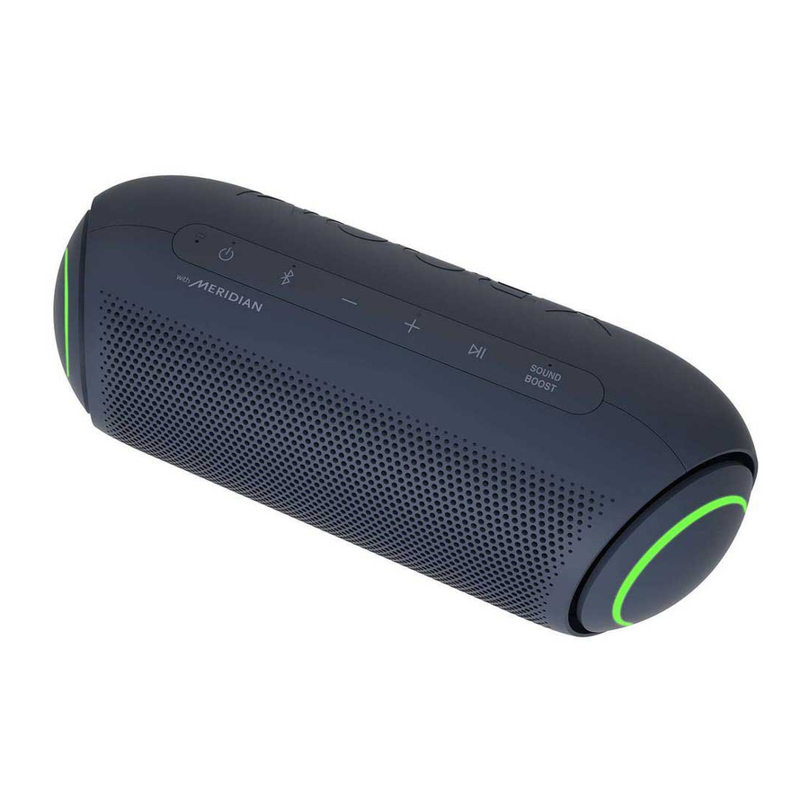 LG PL7, PL7W - Portable Bluetooth Speaker Manual