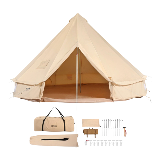 User Manuals: VEVOR ZJTM1009 Canvas Bell Tent